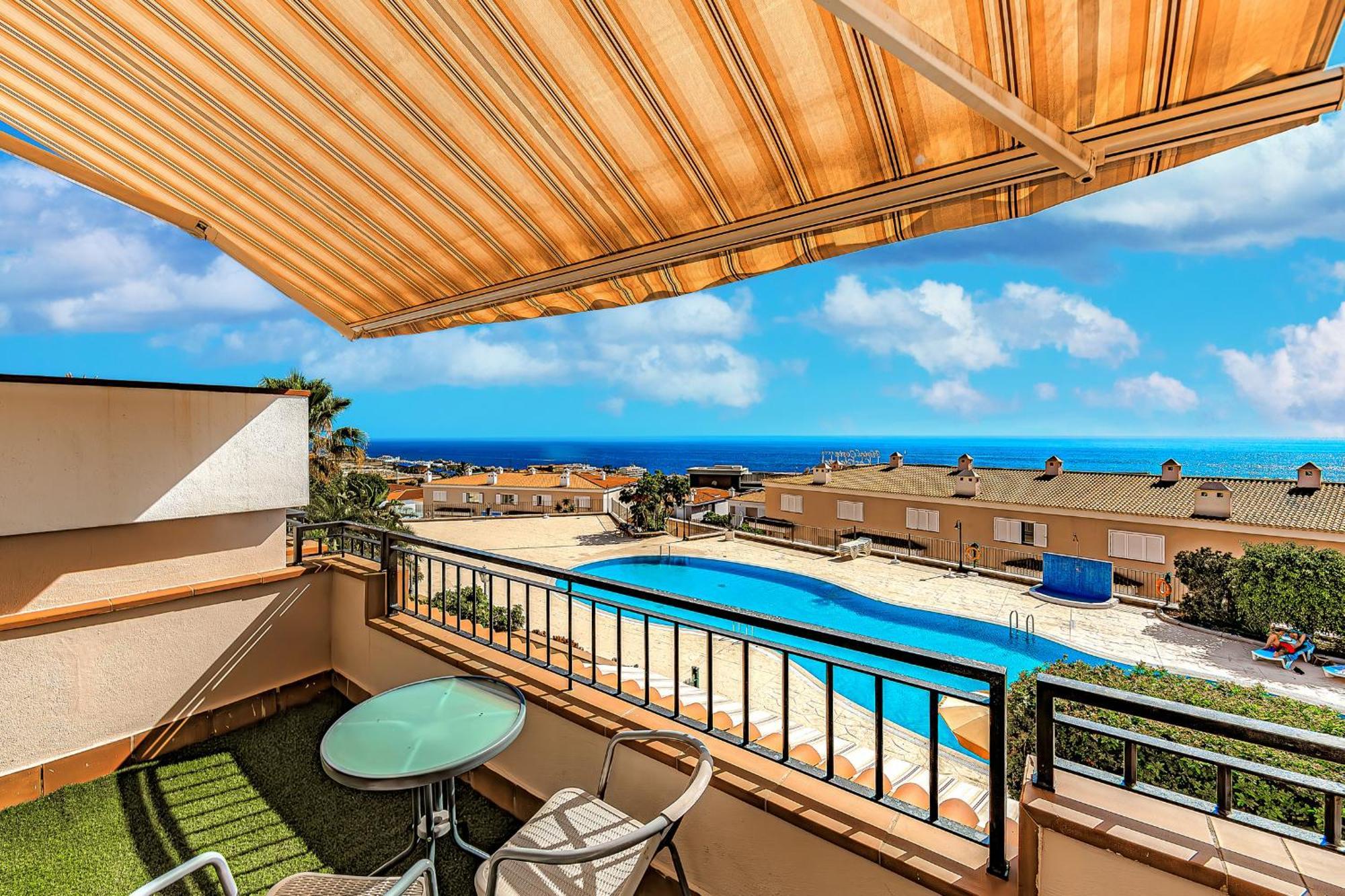 Spacious Ocean View Family Townhouse Puerto de Santiago  Eksteriør billede