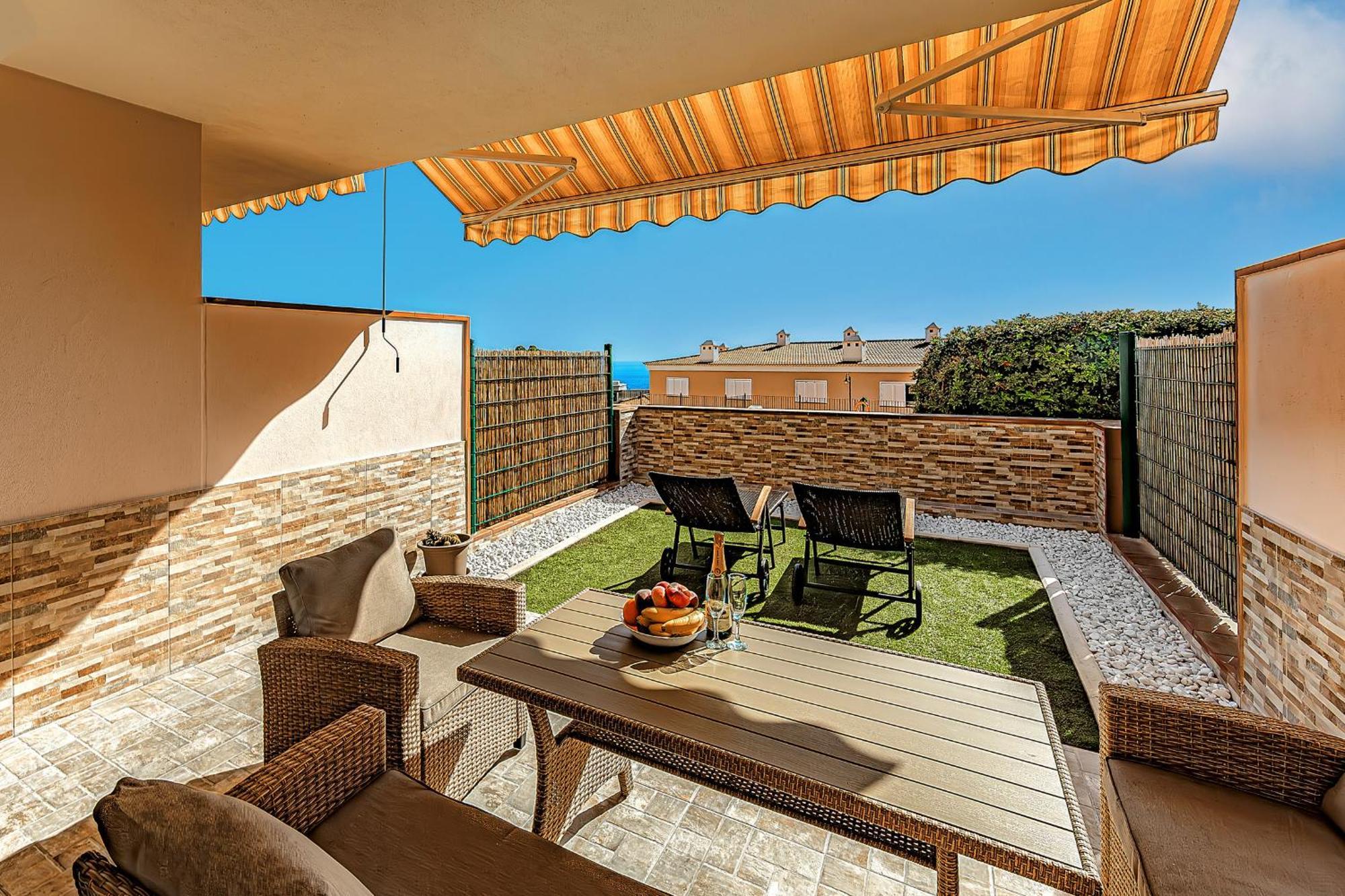 Spacious Ocean View Family Townhouse Puerto de Santiago  Eksteriør billede